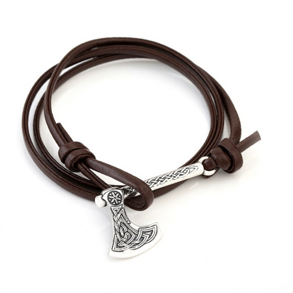 Viking Bracelet - Ragnarok (Silver) - Silk & Cotton