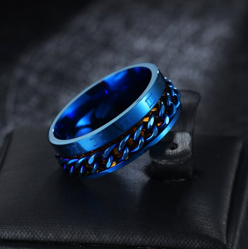 Chain Ring - Roman Blue