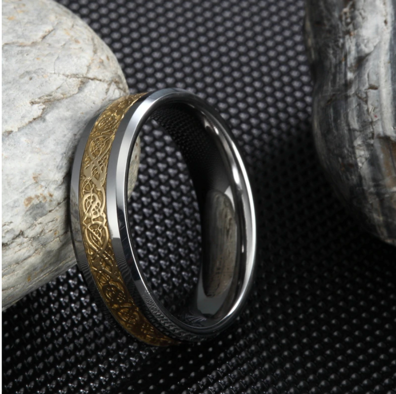 Dragon Ring - Gold - Silk & Cotton