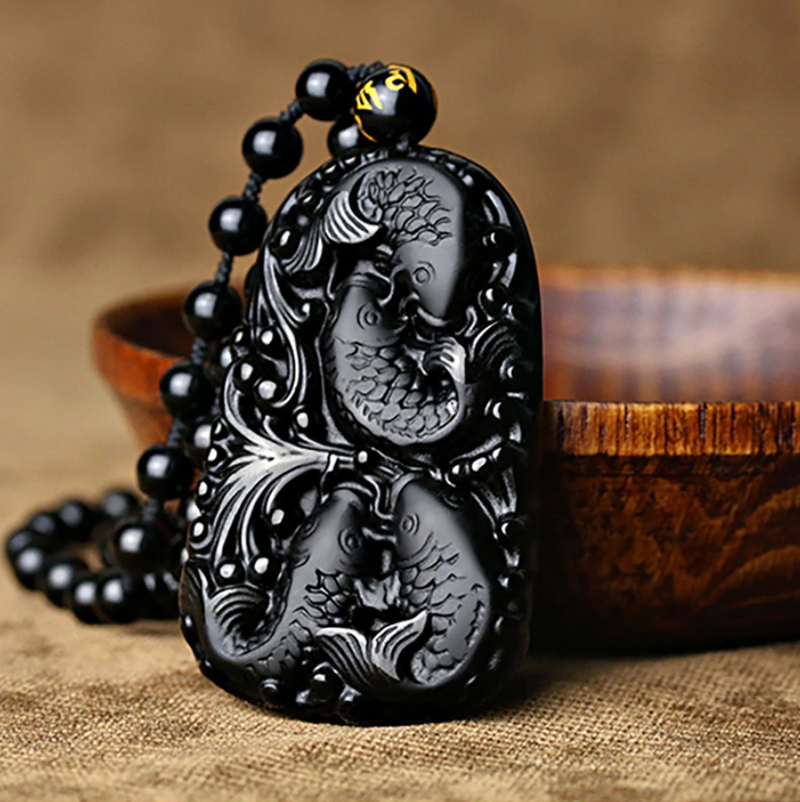 Obsidian 2025 buddha amulet