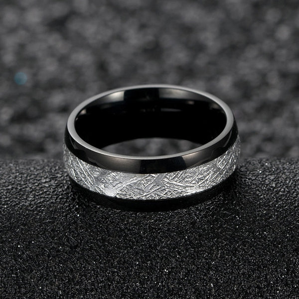 Meteorite Ring - Black