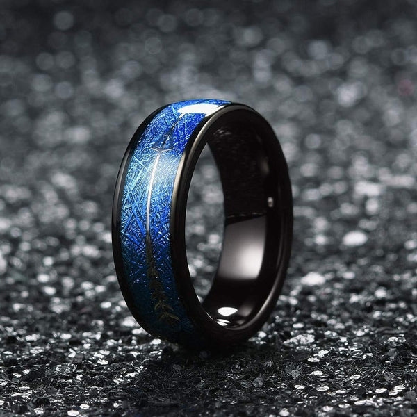Meteorite Ring - Blue
