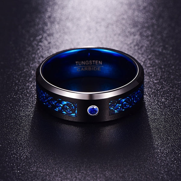 Special Edition Crystal Dragon Ring - Blue