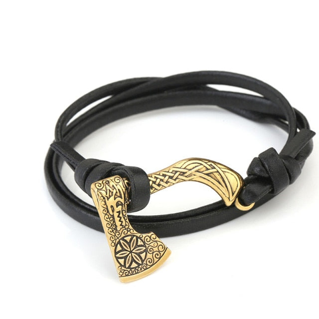 Viking Bracelet - Fenrir (Gold)