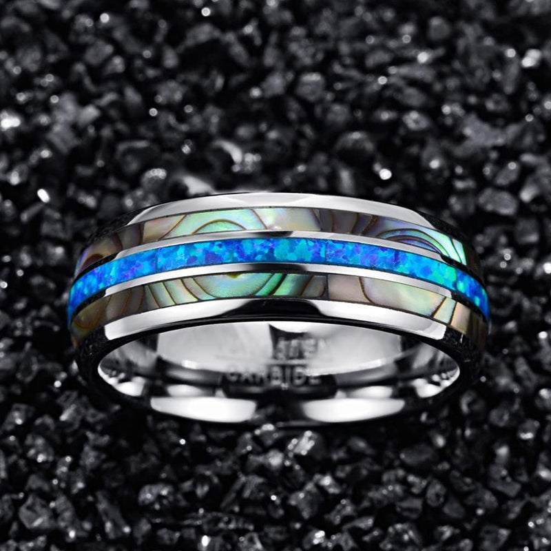 Abalone Ring - Blue Ocean