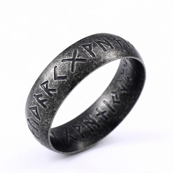 Loki Ring - Black Stainless Steel