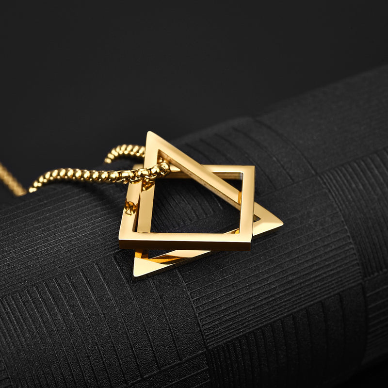 Geometric Necklace - Gold