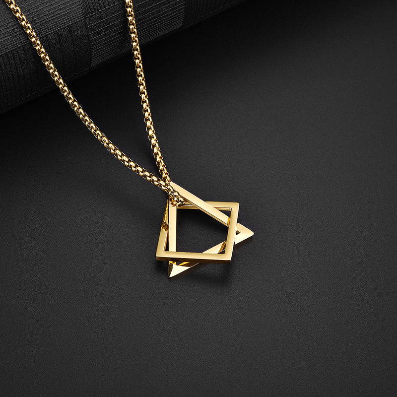 Geometric Necklace - Gold