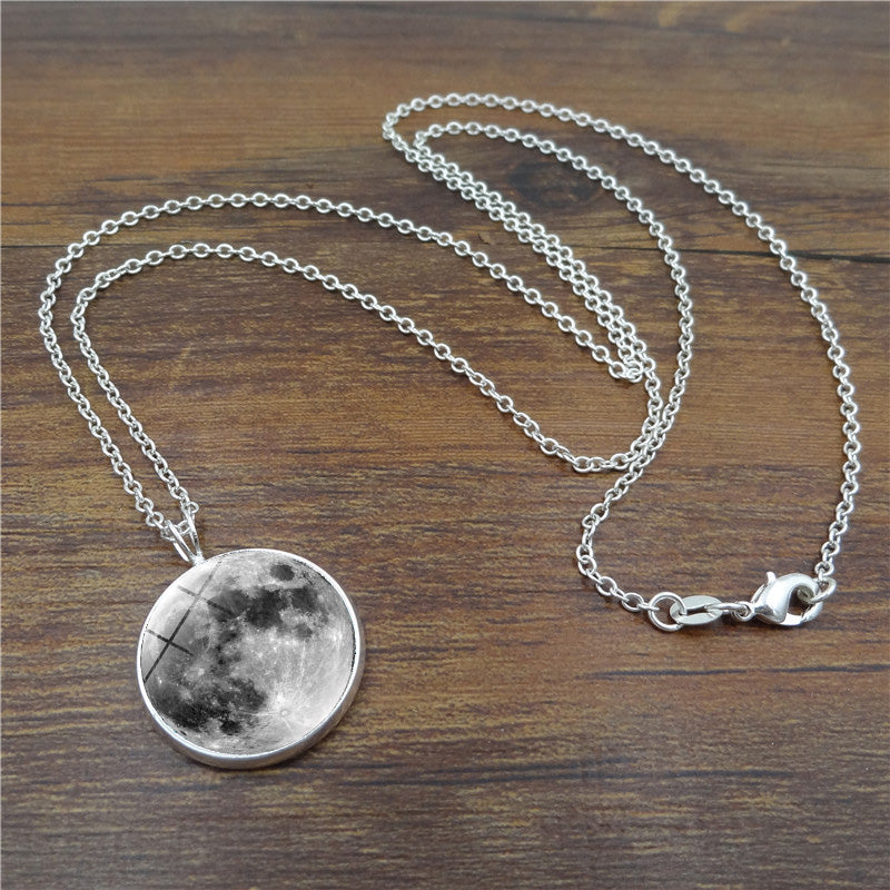 Glow In The Dark Moon Necklace (FREE) - Silk & Cotton