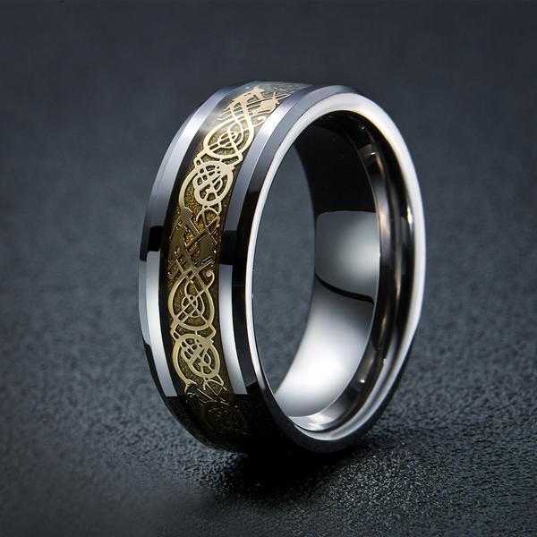 Dragon Ring - Gold - Silk & Cotton